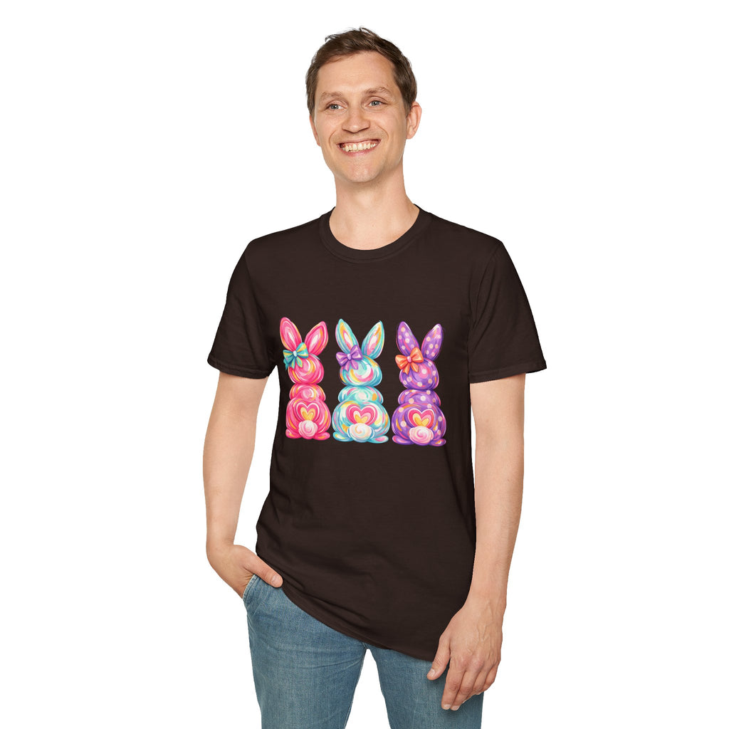 Easter Rainbow Bunny Trio T-Shirt