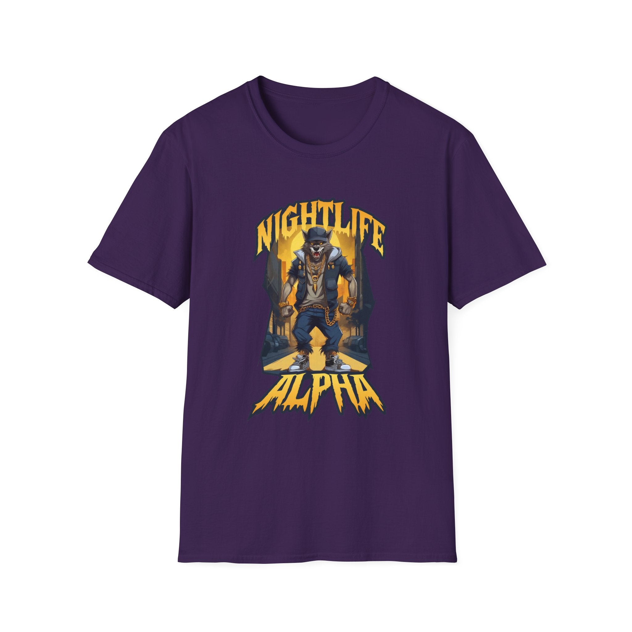 Nightlife Alpha T-Shirt — Werewolf Graphic Tee