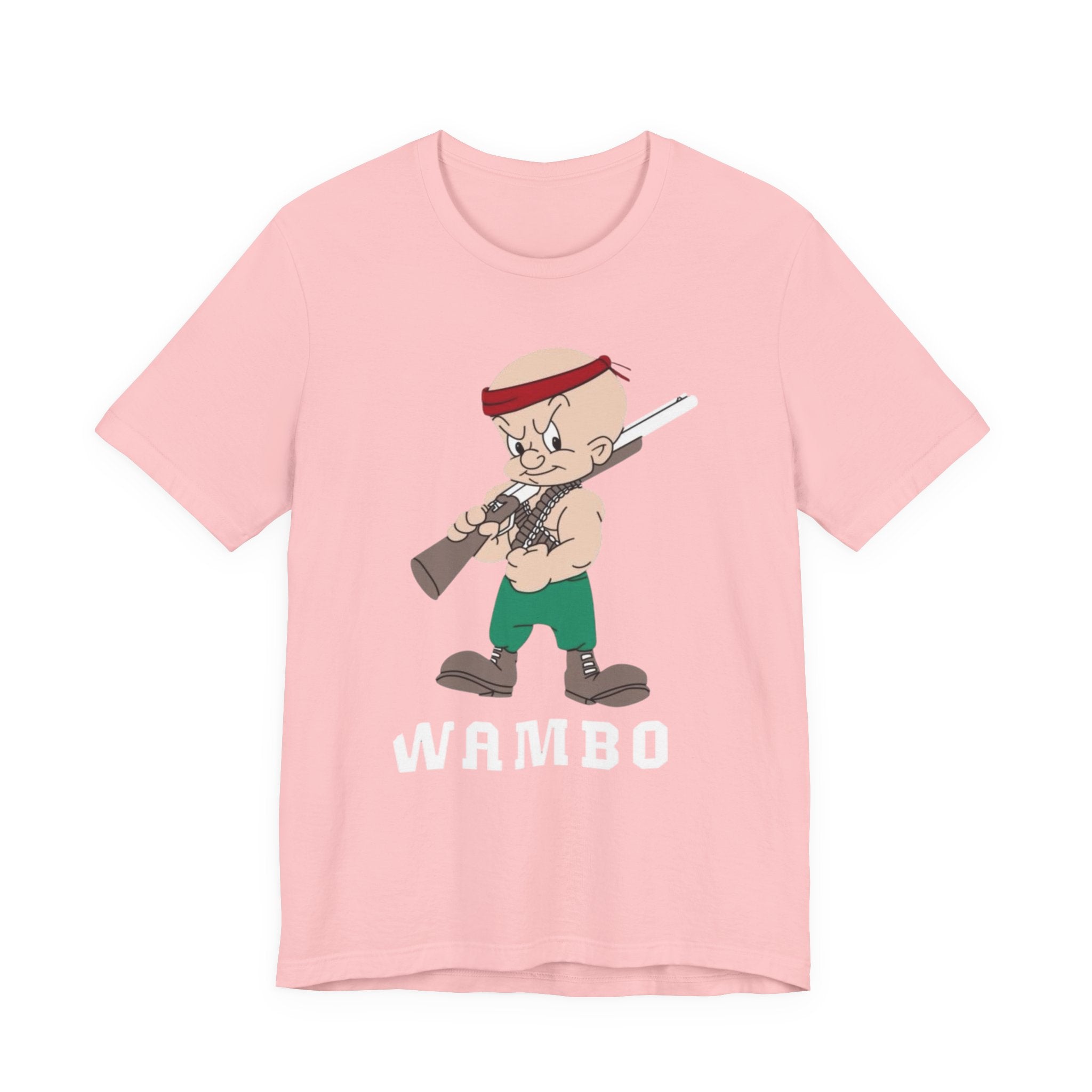 Wambo Funny Action Parody Tee | Cartoon Streetwear Graphic Shirt