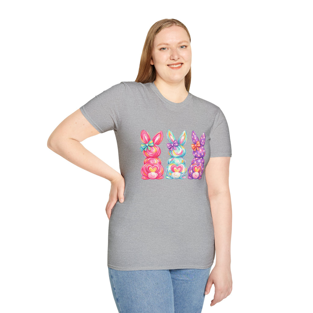 Easter Rainbow Bunny Trio T-Shirt