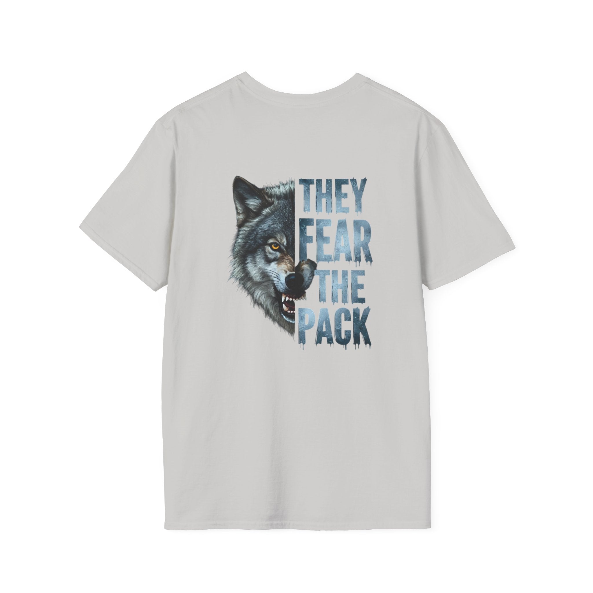 They Fear The Pack Wolf T-Shirt — Graphic Tribal Wolf Tee