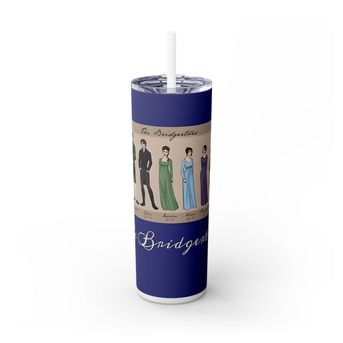 Bridgerton-Inspired Skinny 20oz Tumbler with Straw