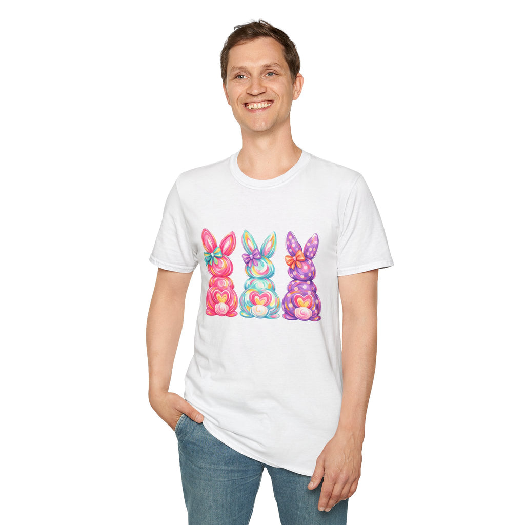 Easter Rainbow Bunny Trio T-Shirt