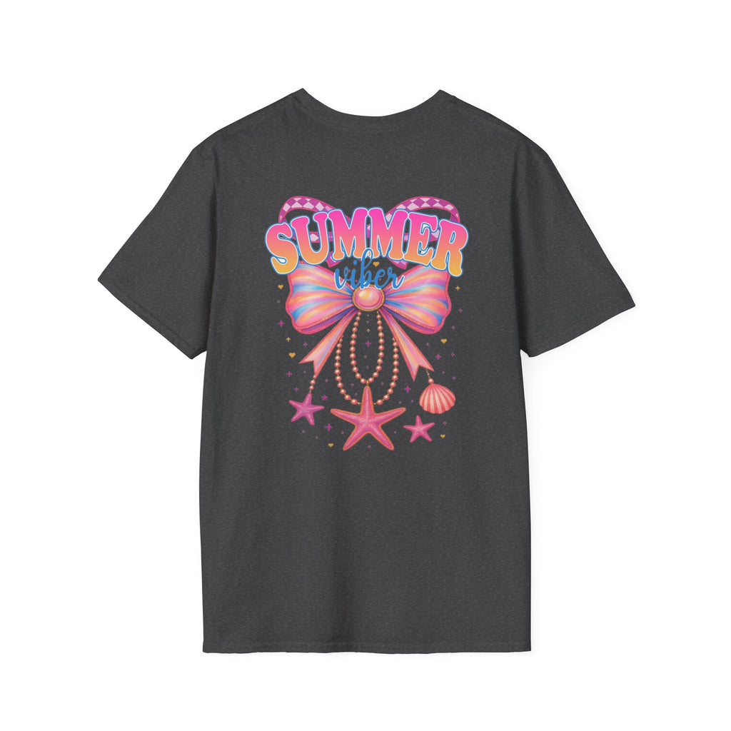 Summer Vibes T-Shirt — Colorful Tropical Beach Graphic Tee