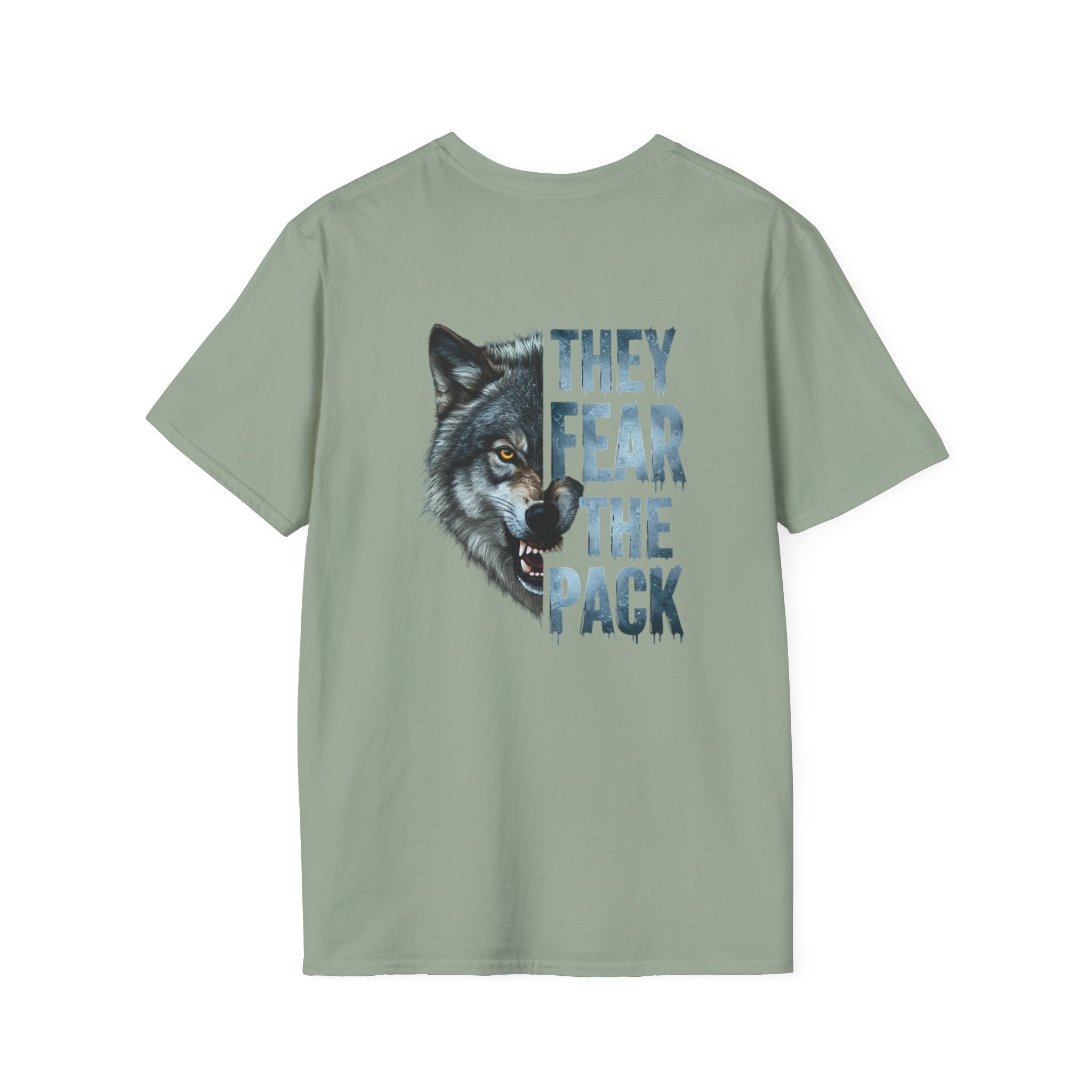 They Fear The Pack Wolf T-Shirt — Graphic Tribal Wolf Tee