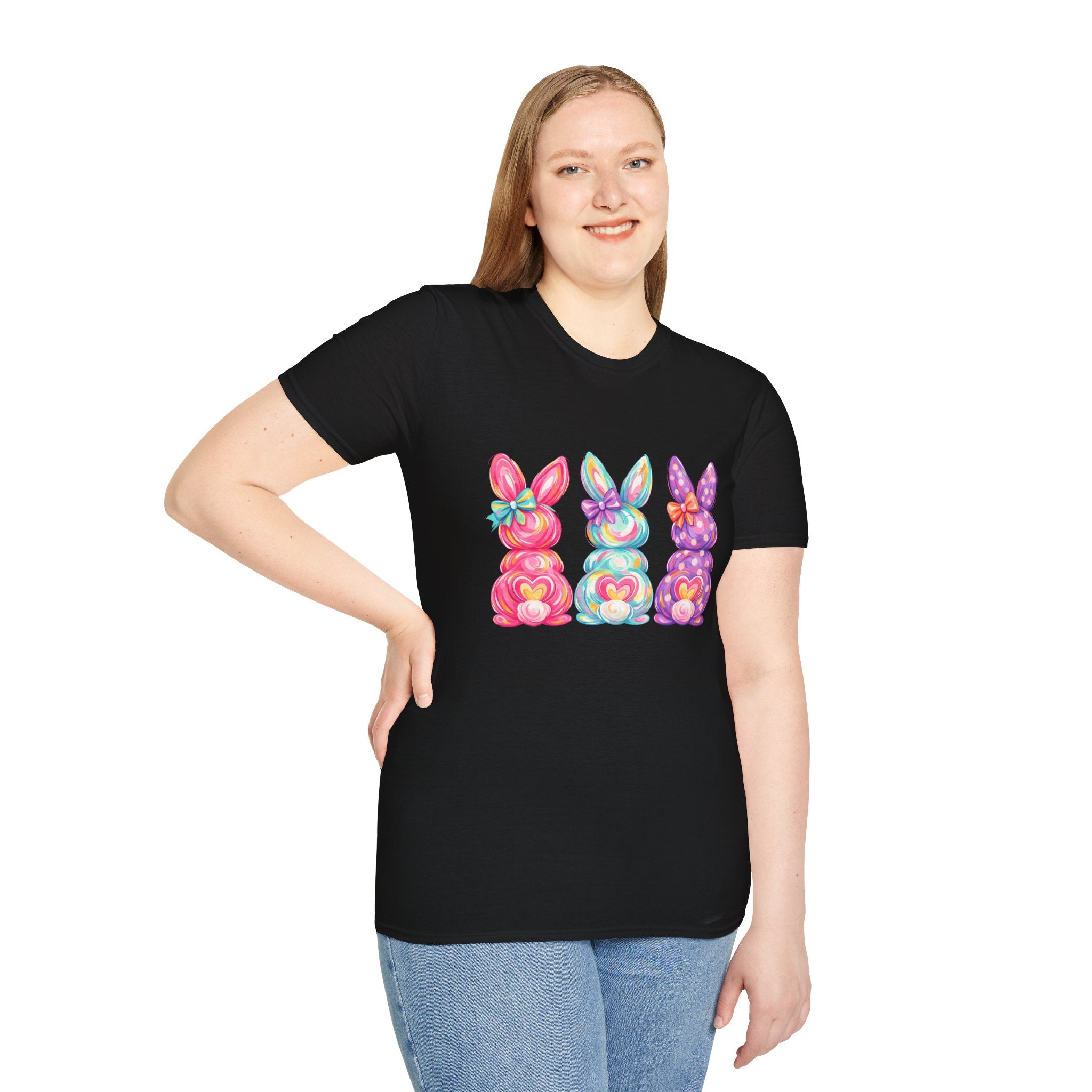 Easter Rainbow Bunny Trio T-Shirt
