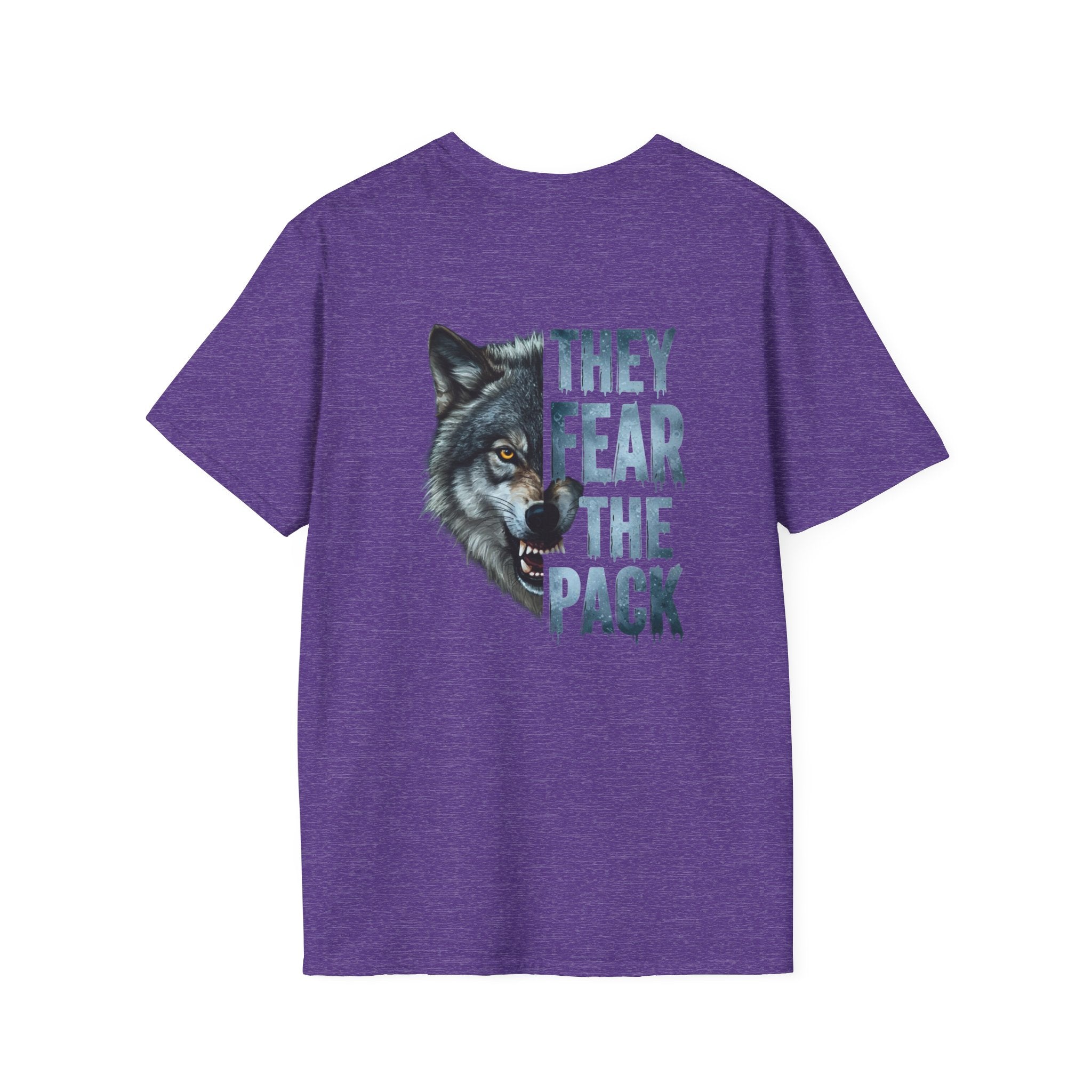They Fear The Pack Wolf T-Shirt — Graphic Tribal Wolf Tee