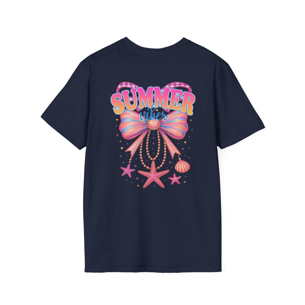 Summer Vibes T-Shirt — Colorful Tropical Beach Graphic Tee