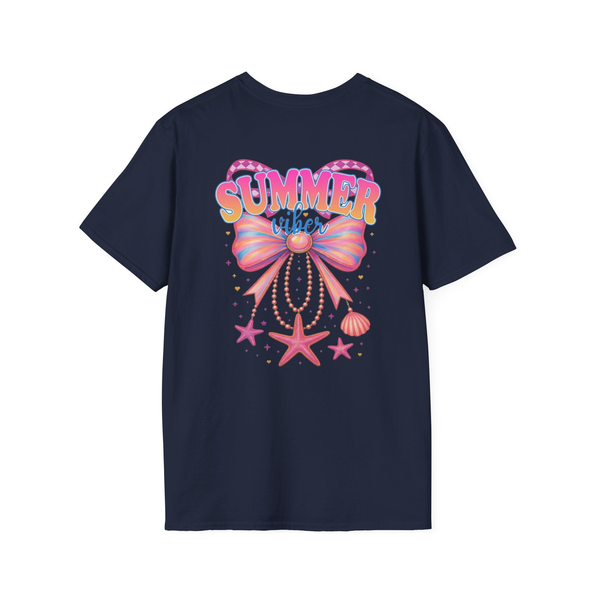 Summer Vibes T-Shirt — Colorful Tropical Beach Graphic Tee