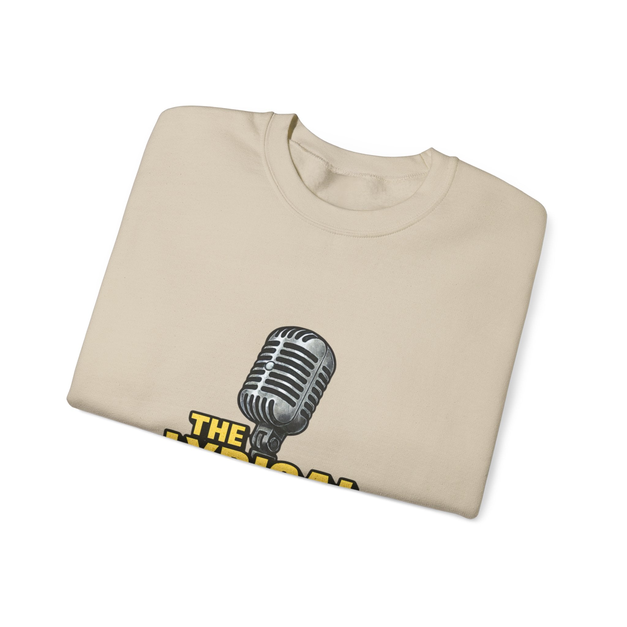 Lyrical Lounge Crewneck Sweatshirt — Cozy Music-Inspired Pullover