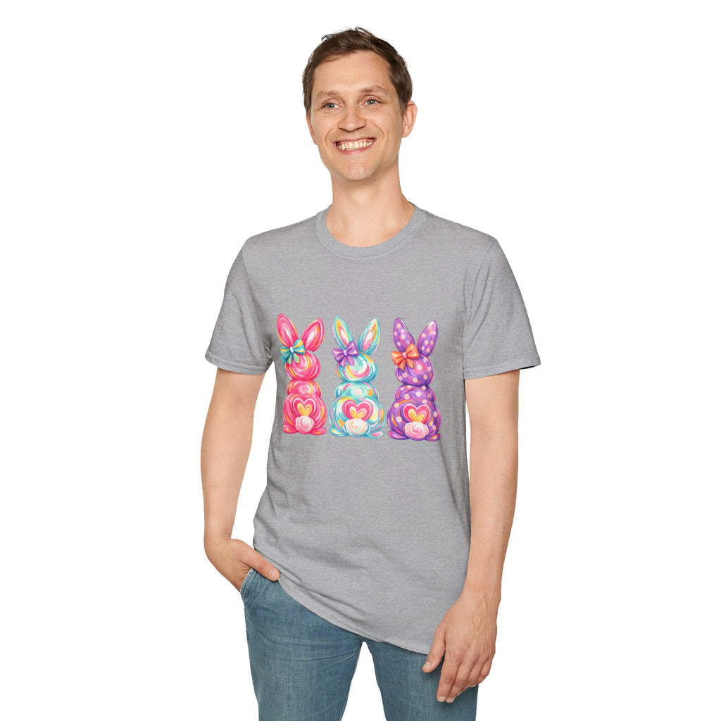 Easter Rainbow Bunny Trio T-Shirt