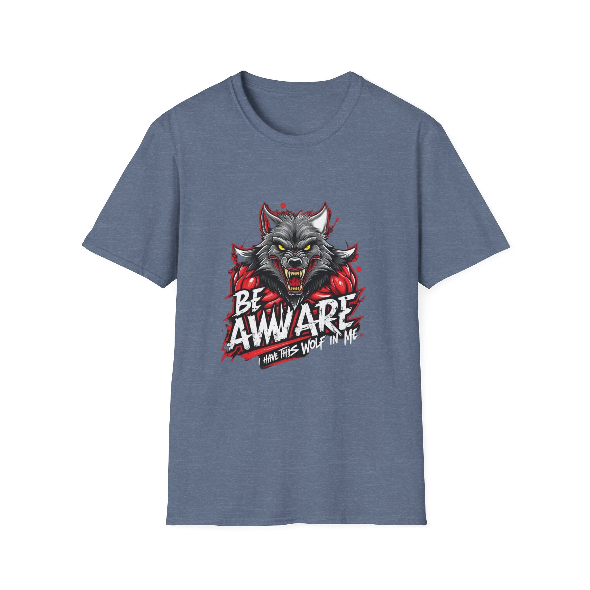 Be Aware Werewolf Graphic T-Shirt — Horror Wolf Design