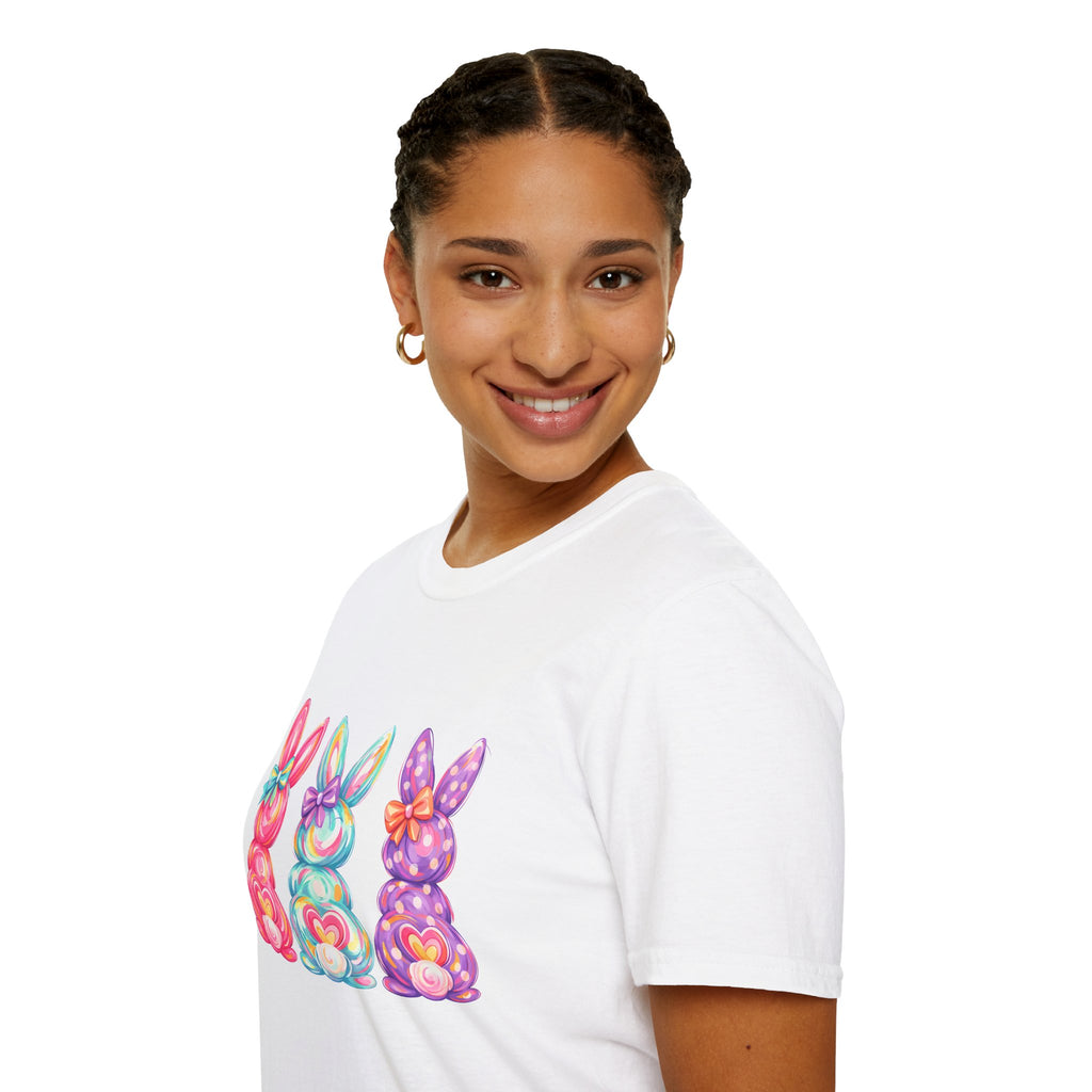 Easter Rainbow Bunny Trio T-Shirt