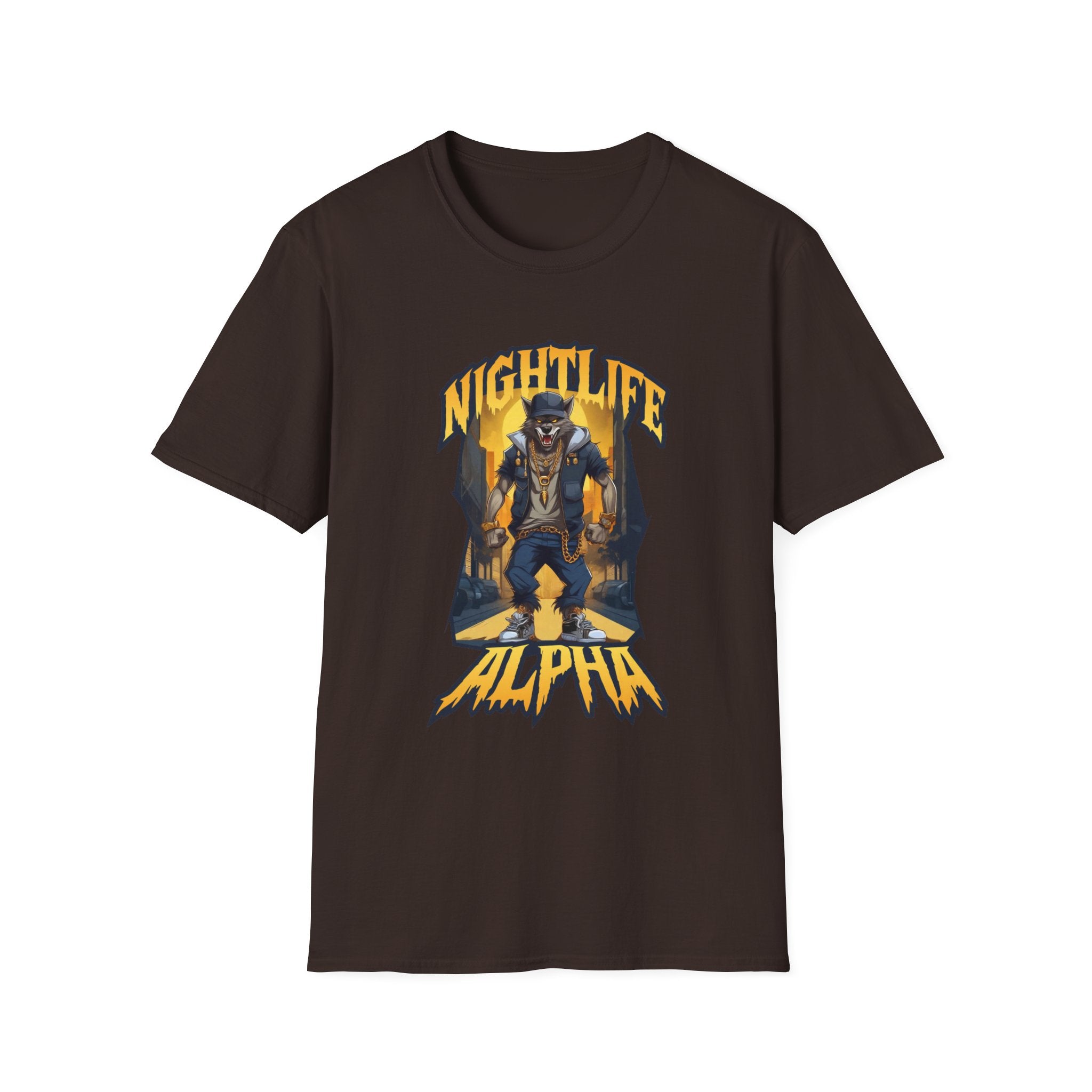 Nightlife Alpha T-Shirt — Werewolf Graphic Tee