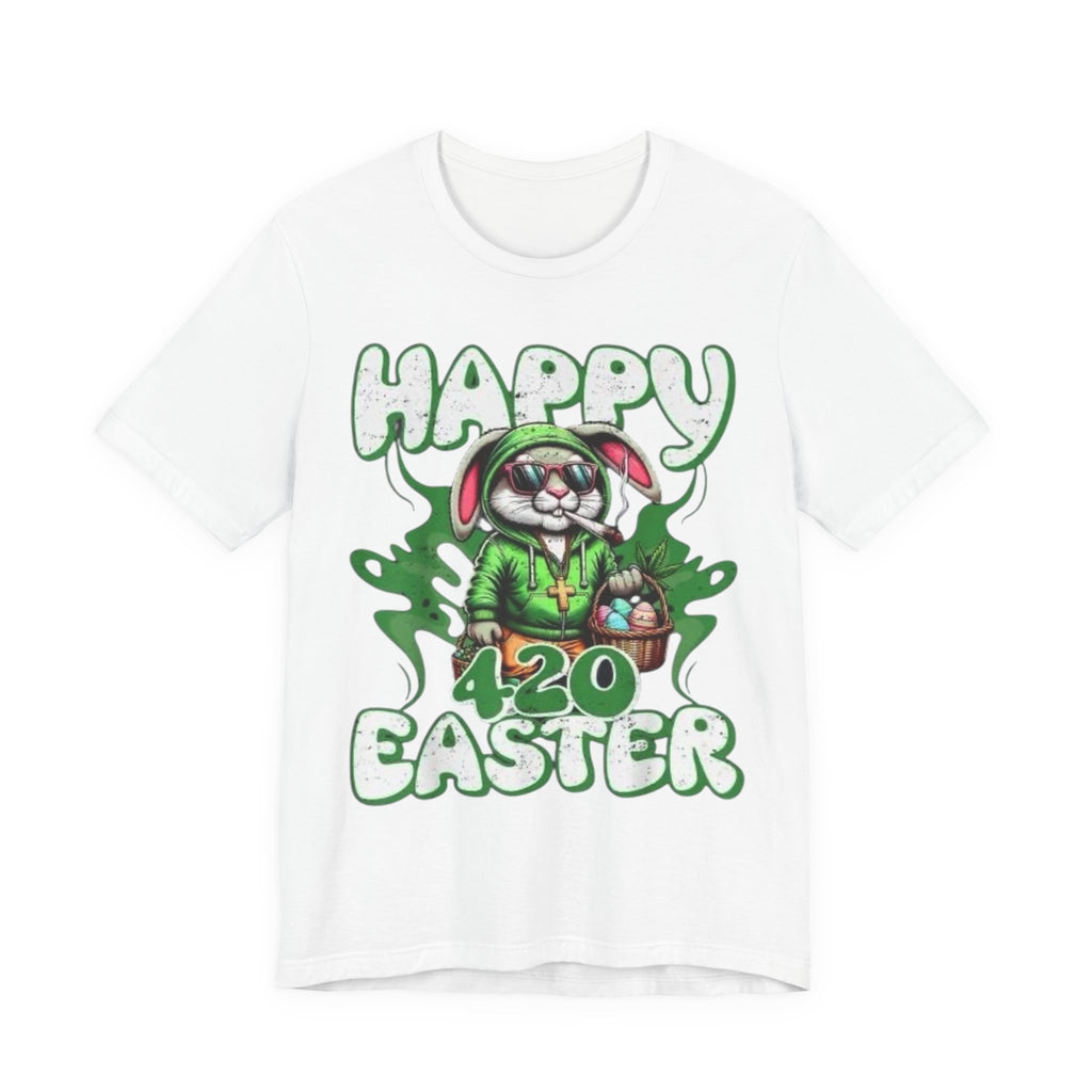 Happy 420 Easter Funny Bunny Tee | Chill Holiday Streetwear Shirt