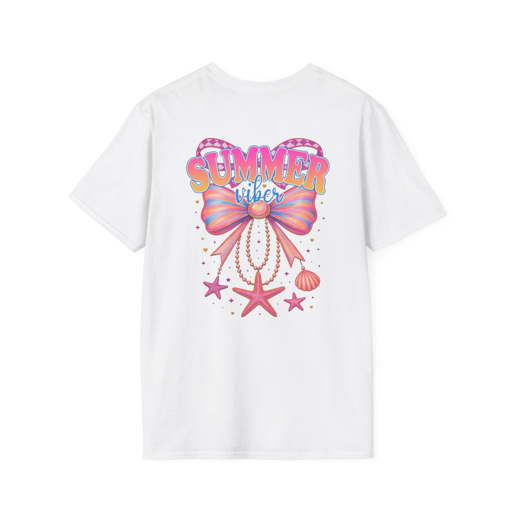Summer Vibes T-Shirt — Colorful Tropical Beach Graphic Tee