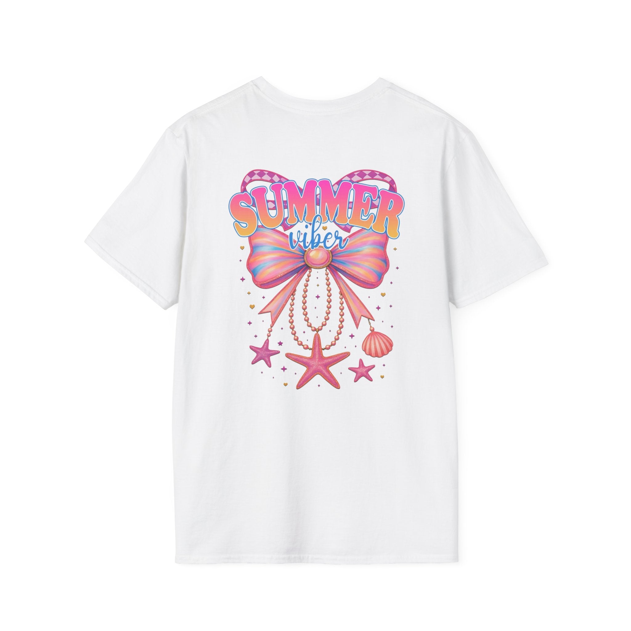 Summer Vibes T-Shirt — Colorful Tropical Beach Graphic Tee