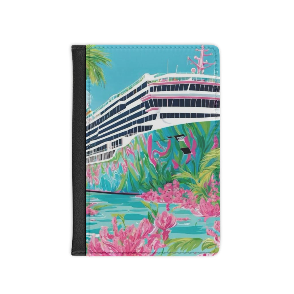 Tropical Cruise Passport Cover — Floral Cruise Ship Travel Passport Holder