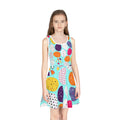 Girls' Sleeveless Sundress (AOP)