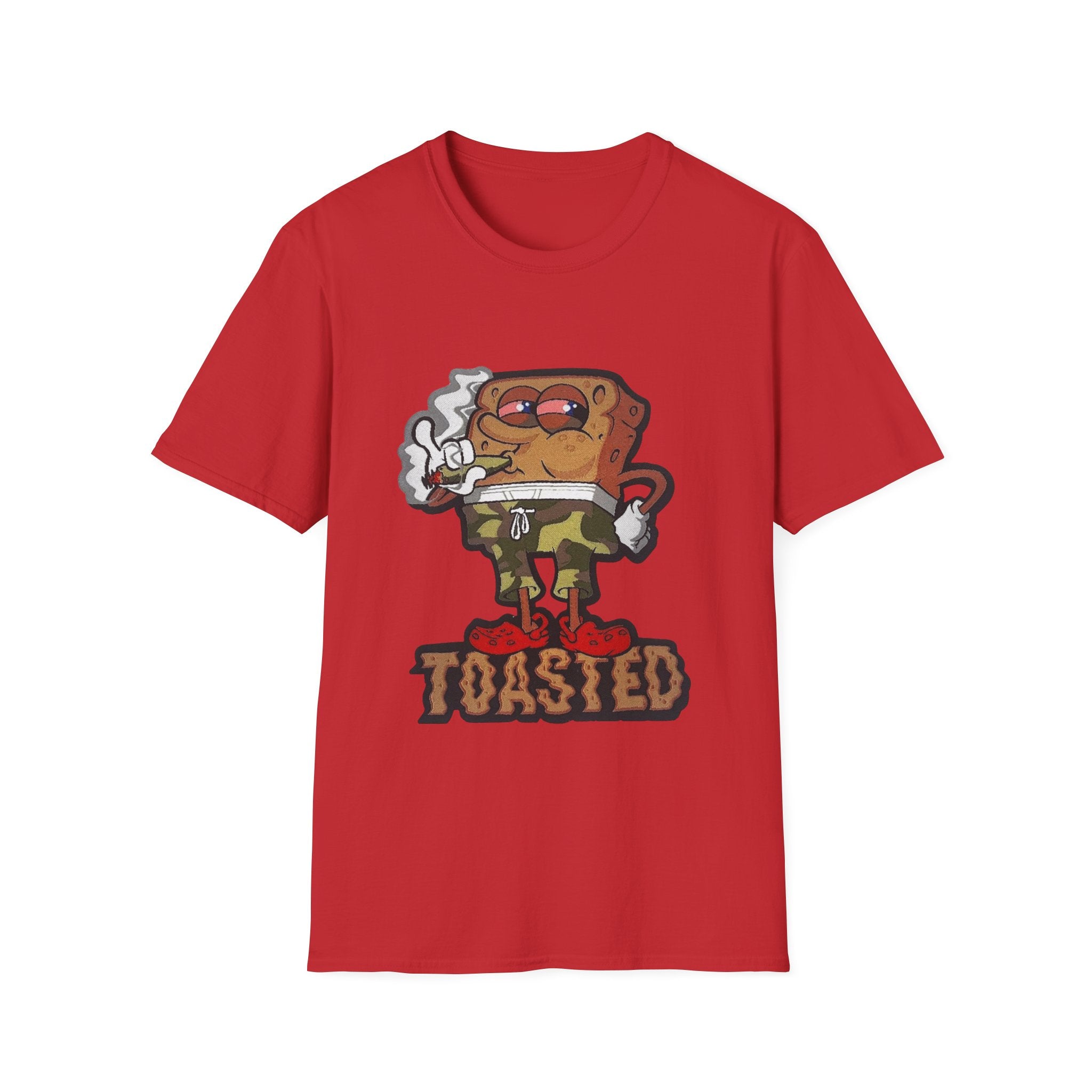Toasted Cartoon Toast T-Shirt — Funny Retro Breakfast Graphic Tee