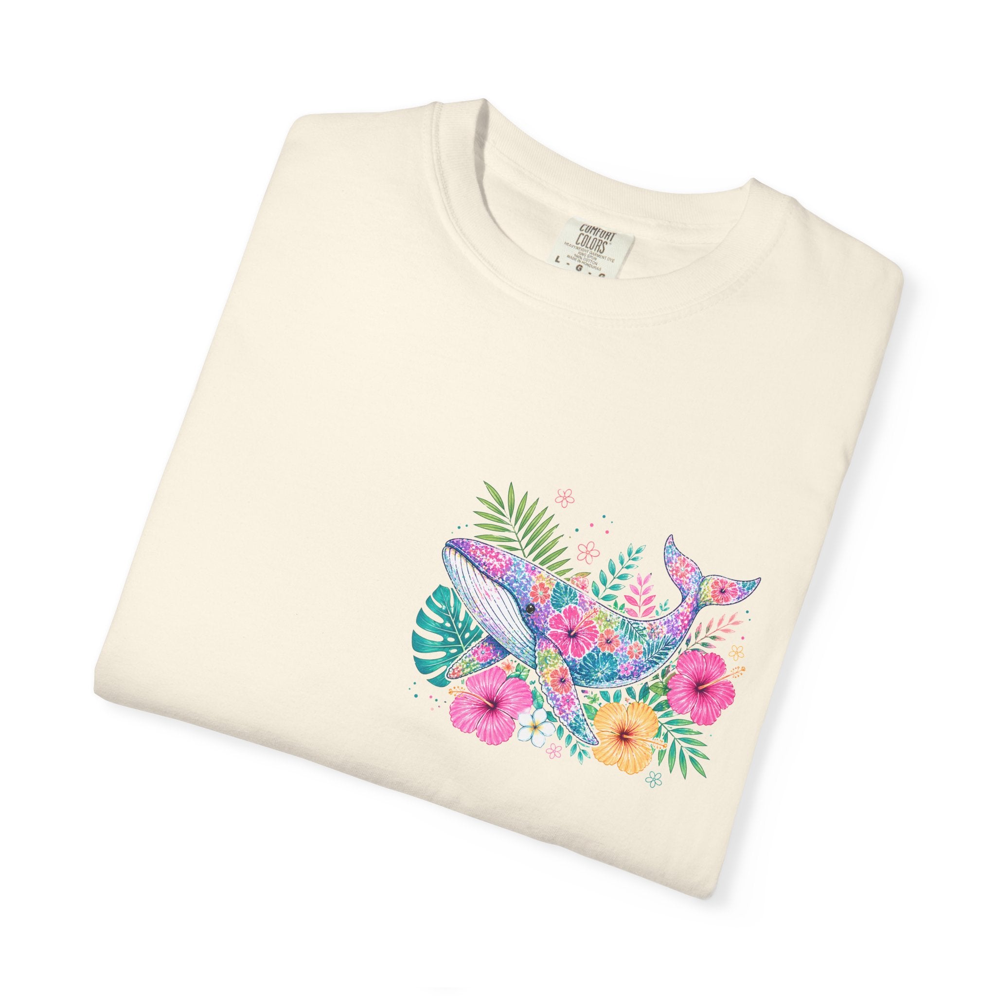 Miami Beach Club T‑Shirt — Retro Flamingo Tropical Floral Graphic Tee
