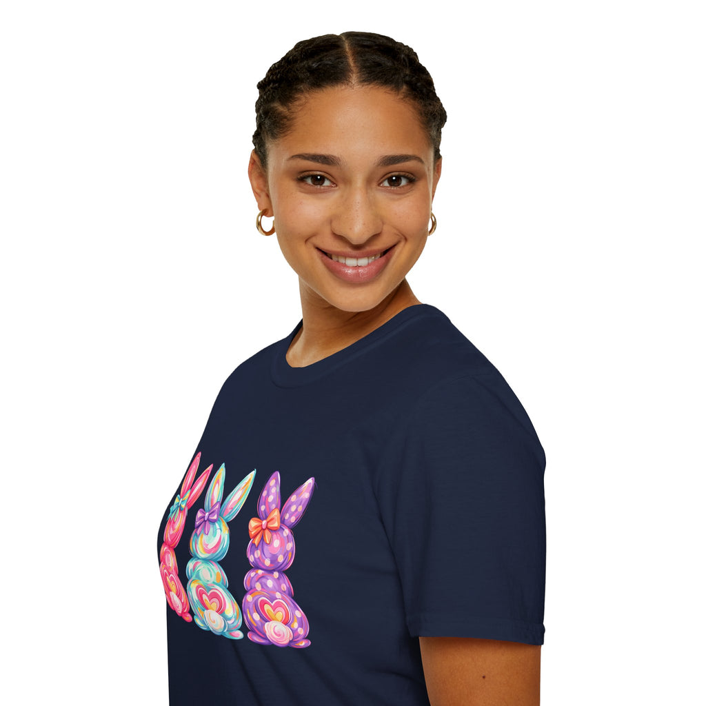 Easter Rainbow Bunny Trio T-Shirt