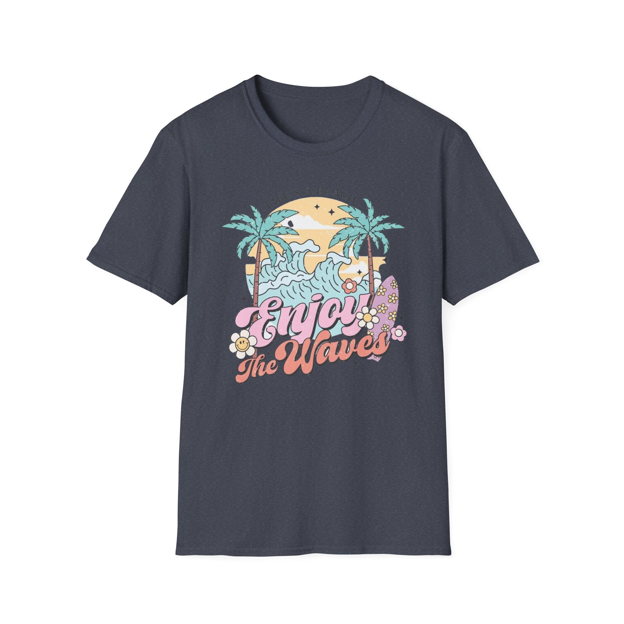 Enjoy the Waves T-Shirt — Summer Vibes Beach Graphic Tee