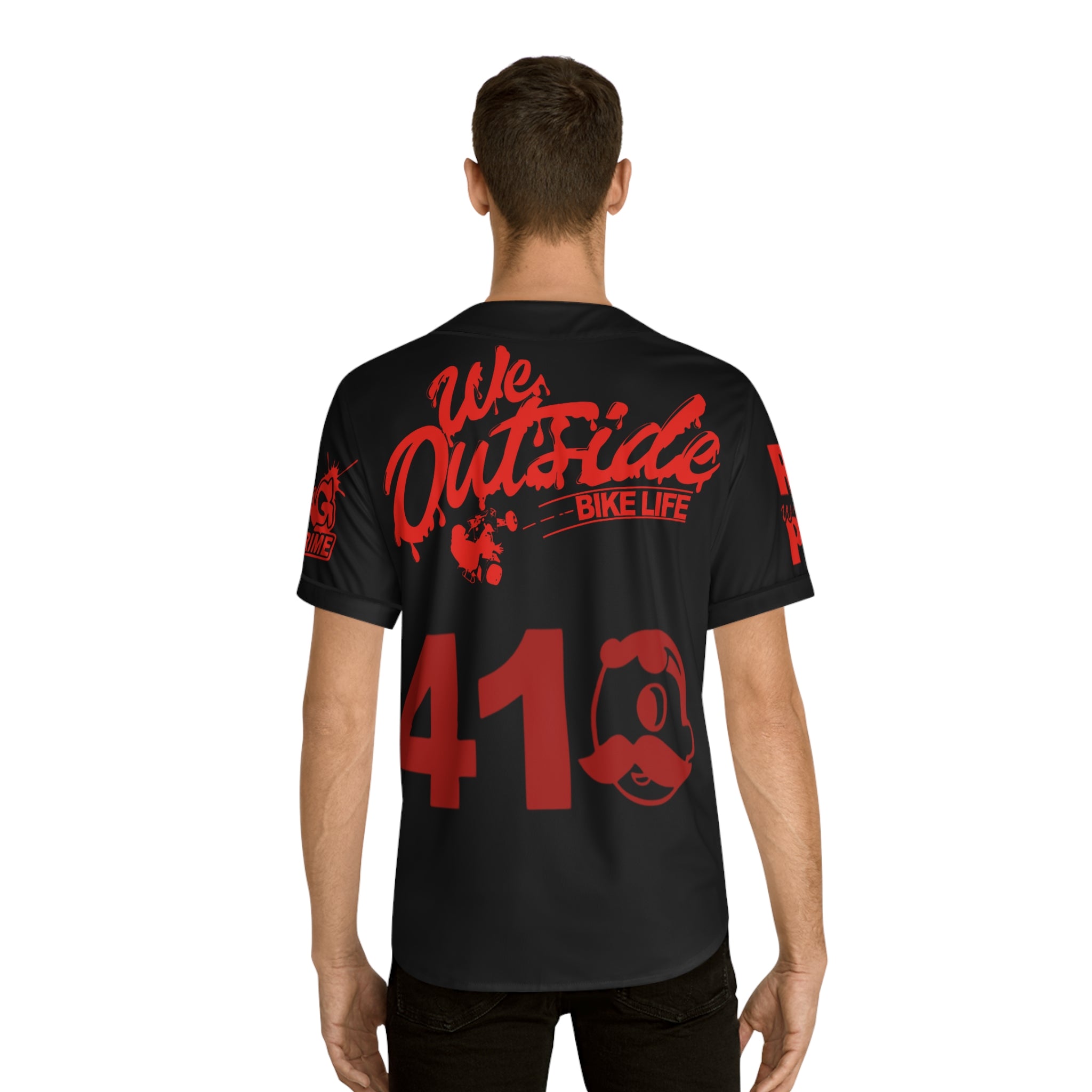 No Fear 41 – We Outside Bike Life Button-Up Jersey