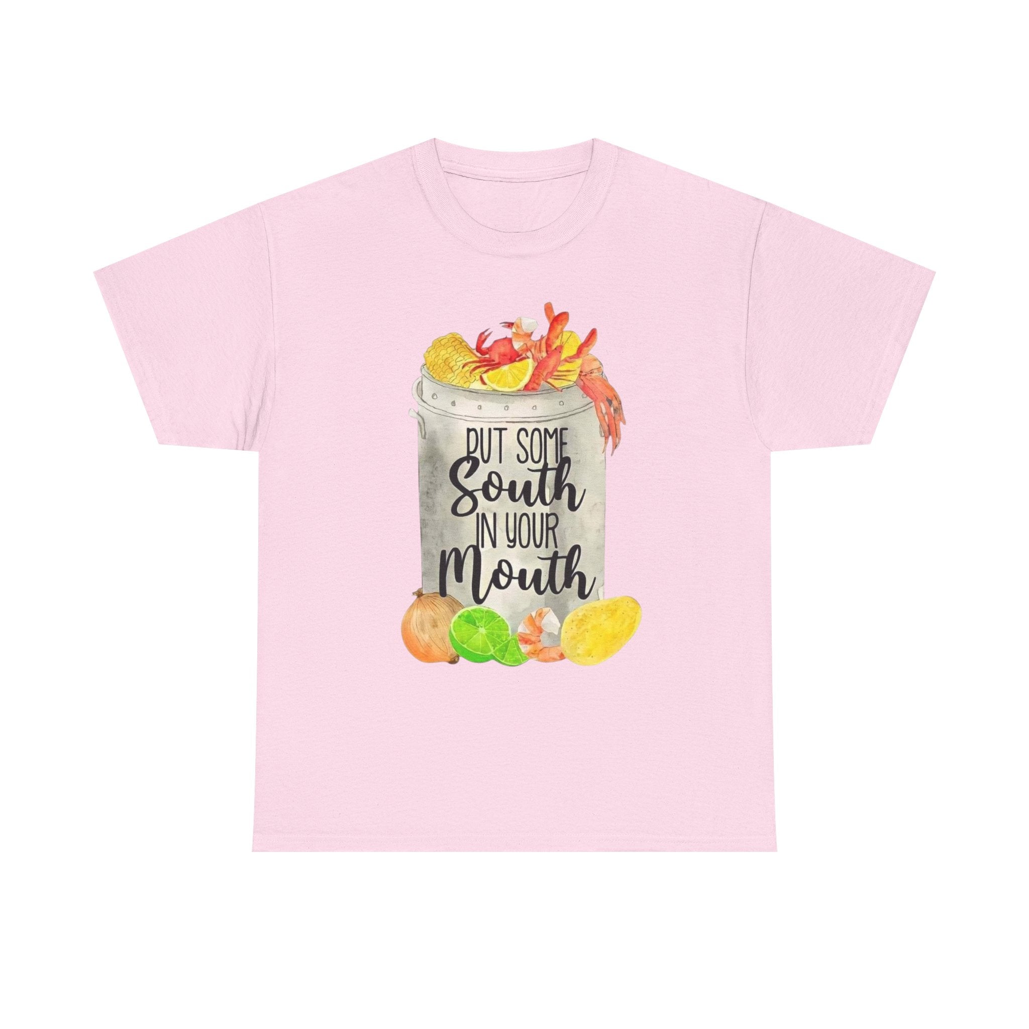 T‑Shirt — "Put Some South In Your Mouth" Seafood Boil Graphic Tee