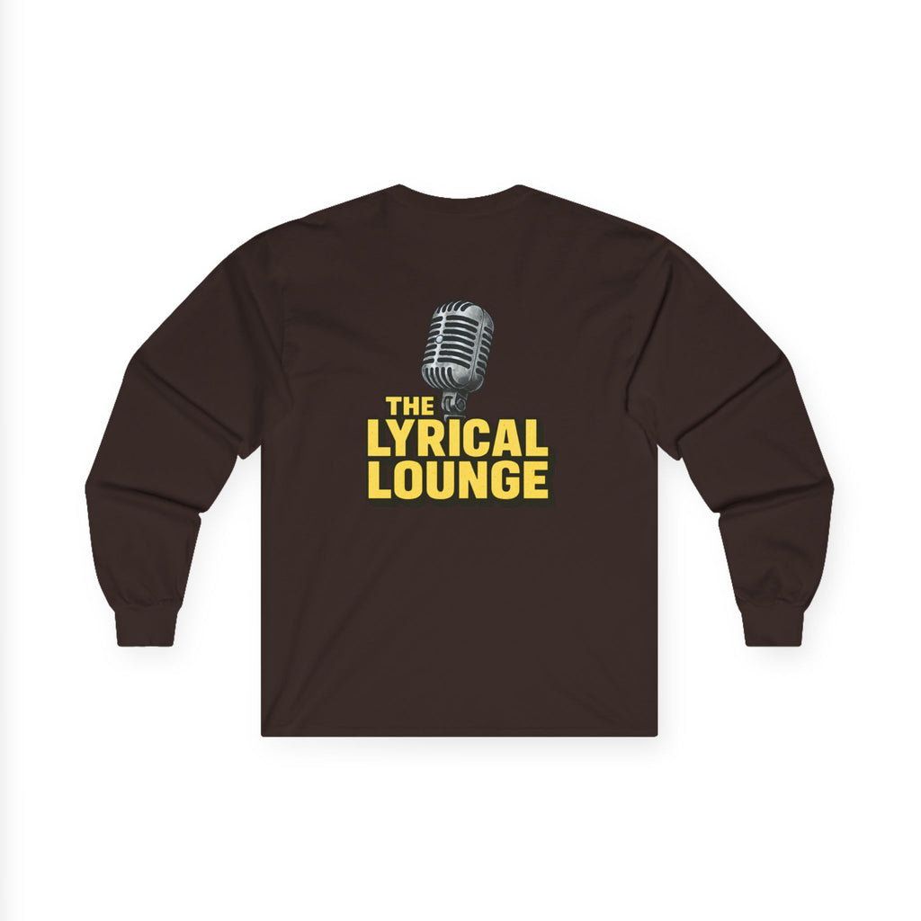 Long Sleeve Tee — 'The Lyrical Lounge' Microphone Logo