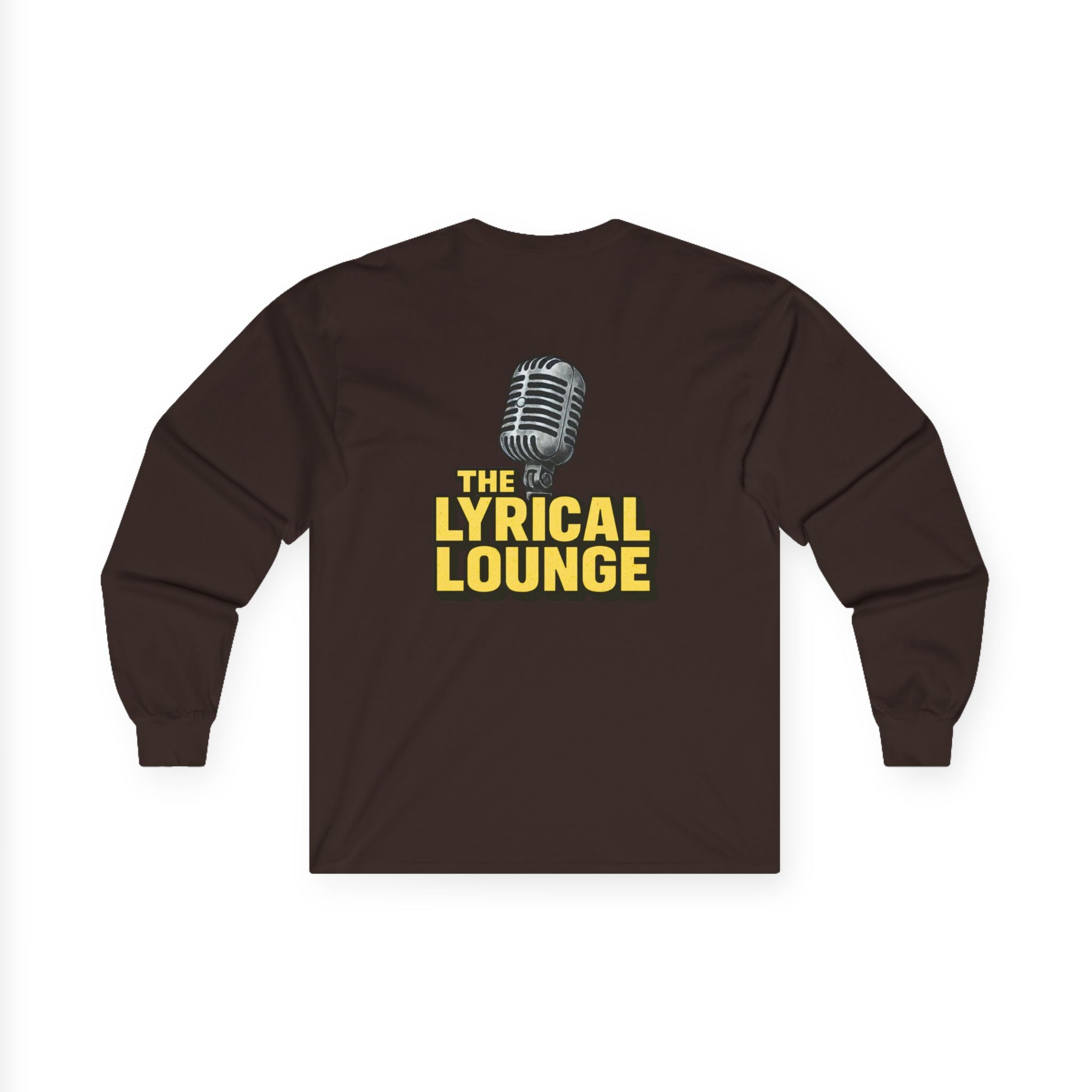 Long Sleeve Tee — 'The Lyrical Lounge' Microphone Logo