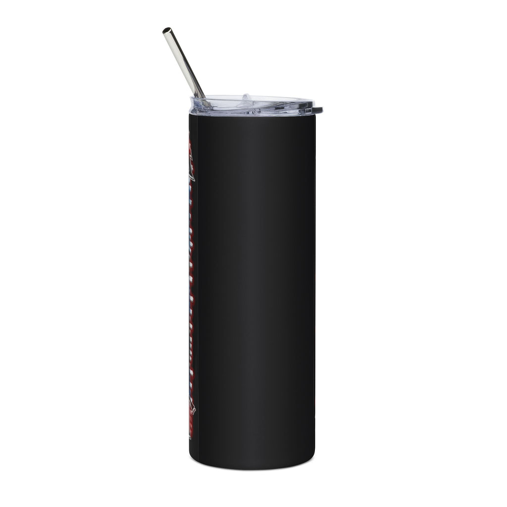 20oz Stainless Steel Tumbler — Chicano Tattoo Clown Design (Family First)