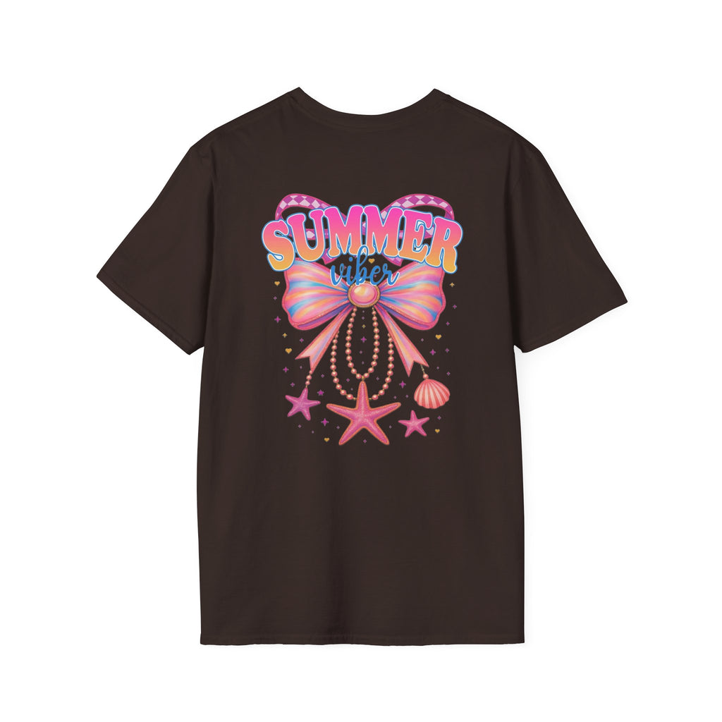Summer Vibes T-Shirt — Colorful Tropical Beach Graphic Tee