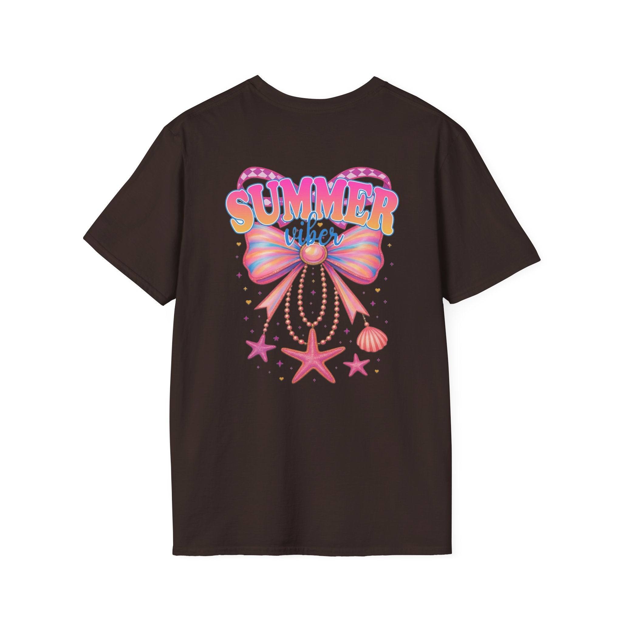 Summer Vibes T-Shirt — Colorful Tropical Beach Graphic Tee