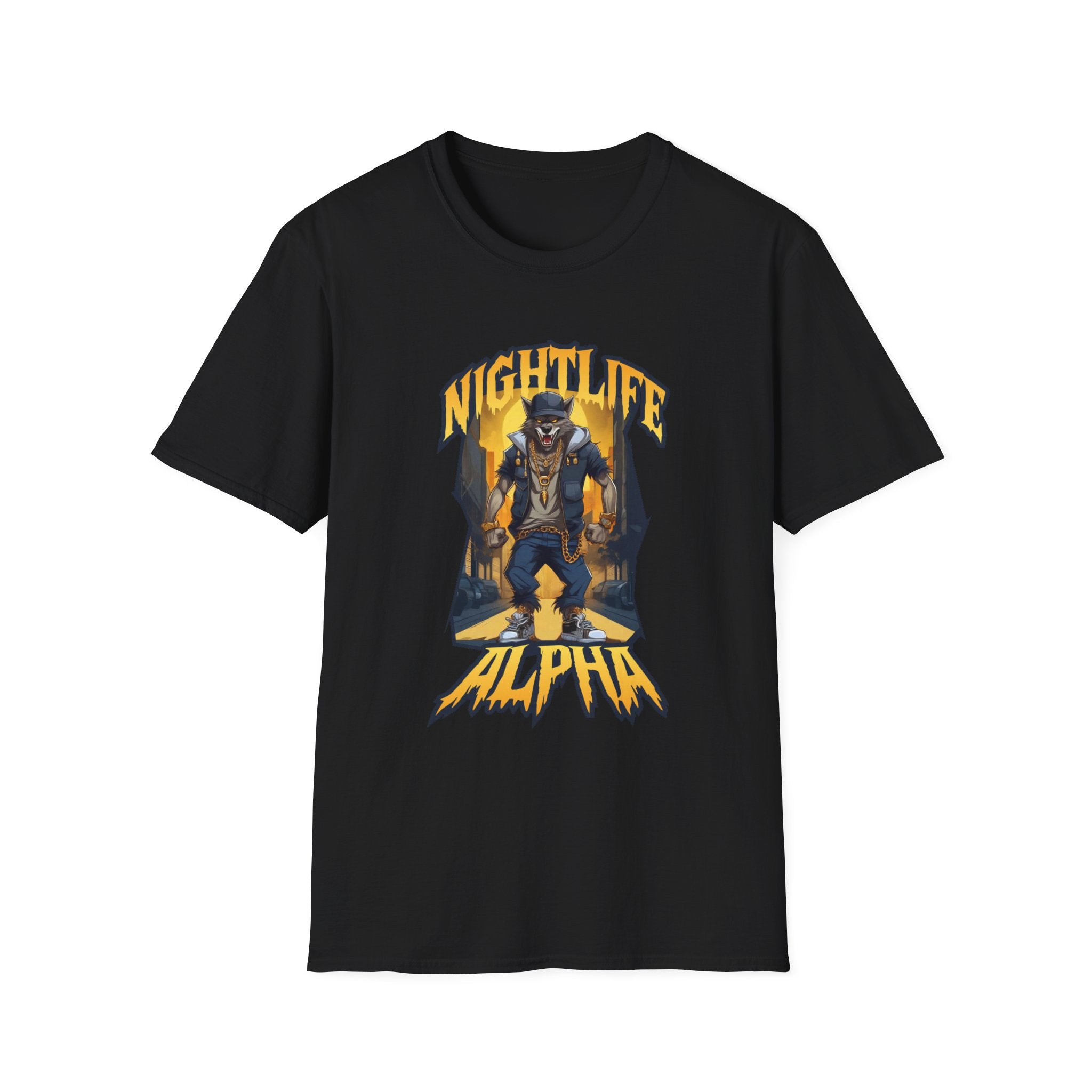 Nightlife Alpha T-Shirt — Werewolf Graphic Tee