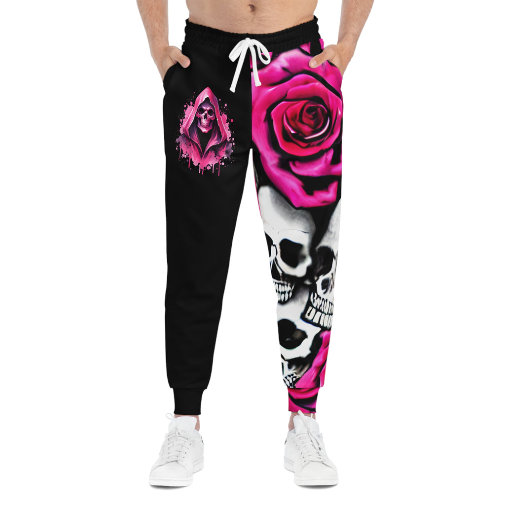 Rose & Skull Split Joggers