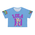Lola Bunny Crop Tee — Tune Squad Basketball Graphic