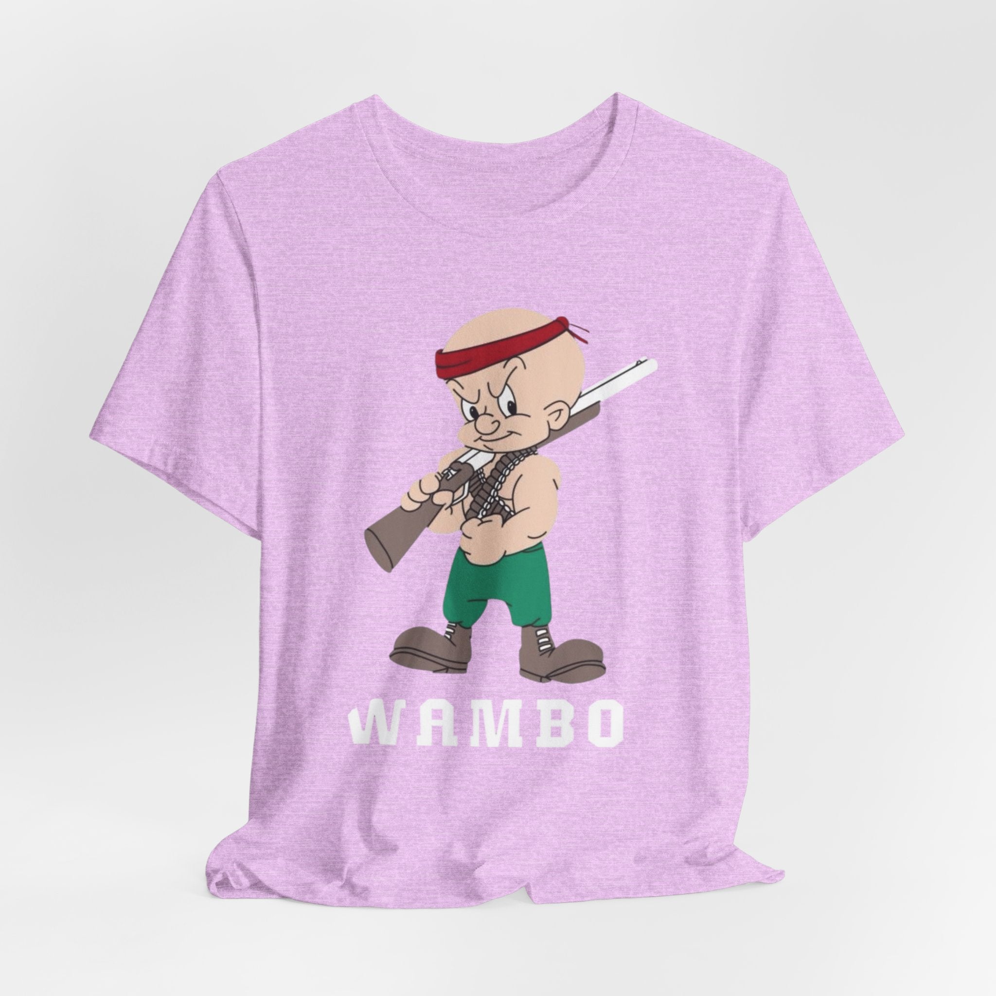 Wambo Funny Action Parody Tee | Cartoon Streetwear Graphic Shirt