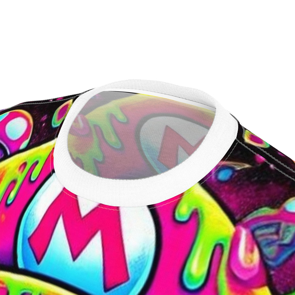 Psychedelic Drip Mario All-Over Print Tee