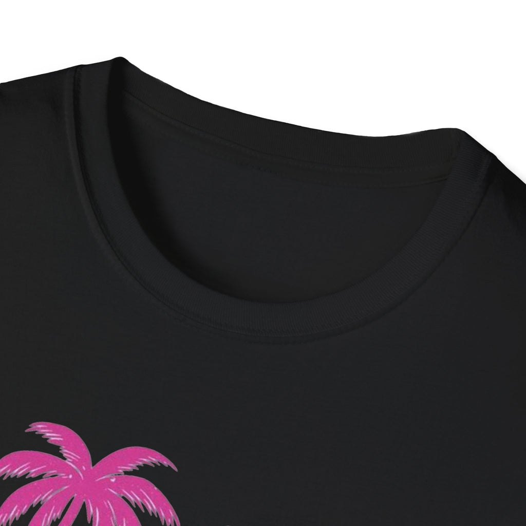 Salty Soul Beach T-Shirt — Sun, Palm Trees & Waves Graphic Tee