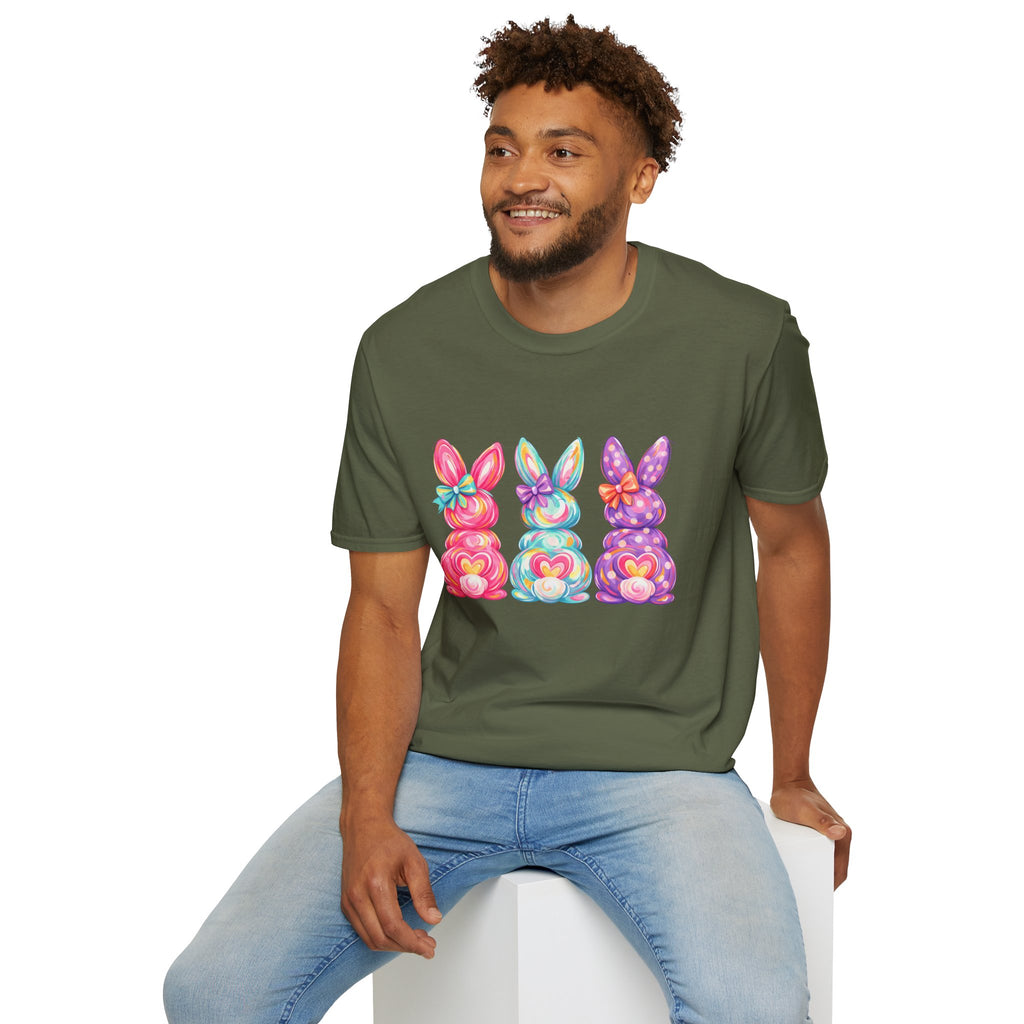 Easter Rainbow Bunny Trio T-Shirt