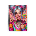 Wolf Pack “Candy Goth” Spiral Notebook – Colorful Anime Journal
