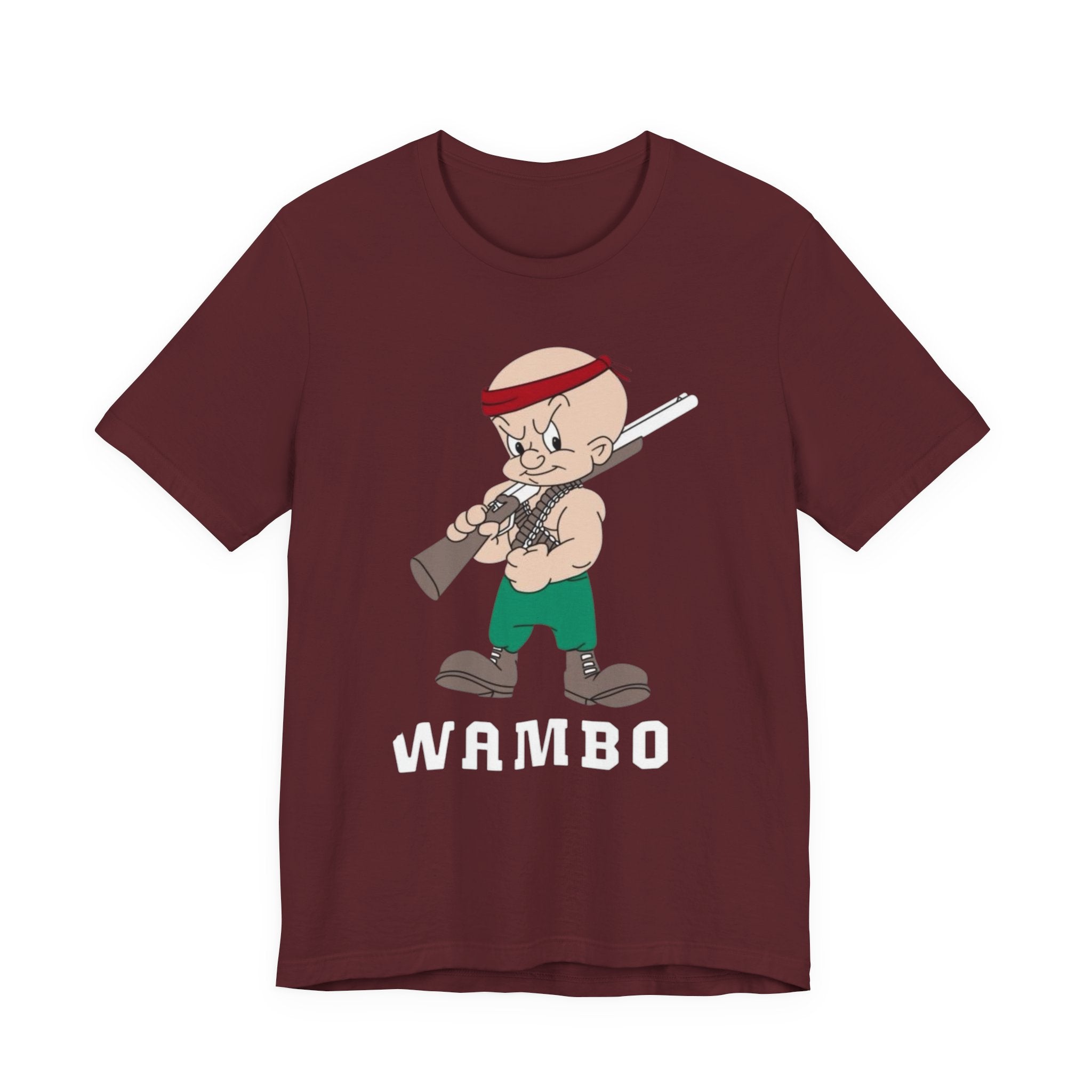 Wambo Funny Action Parody Tee | Cartoon Streetwear Graphic Shirt