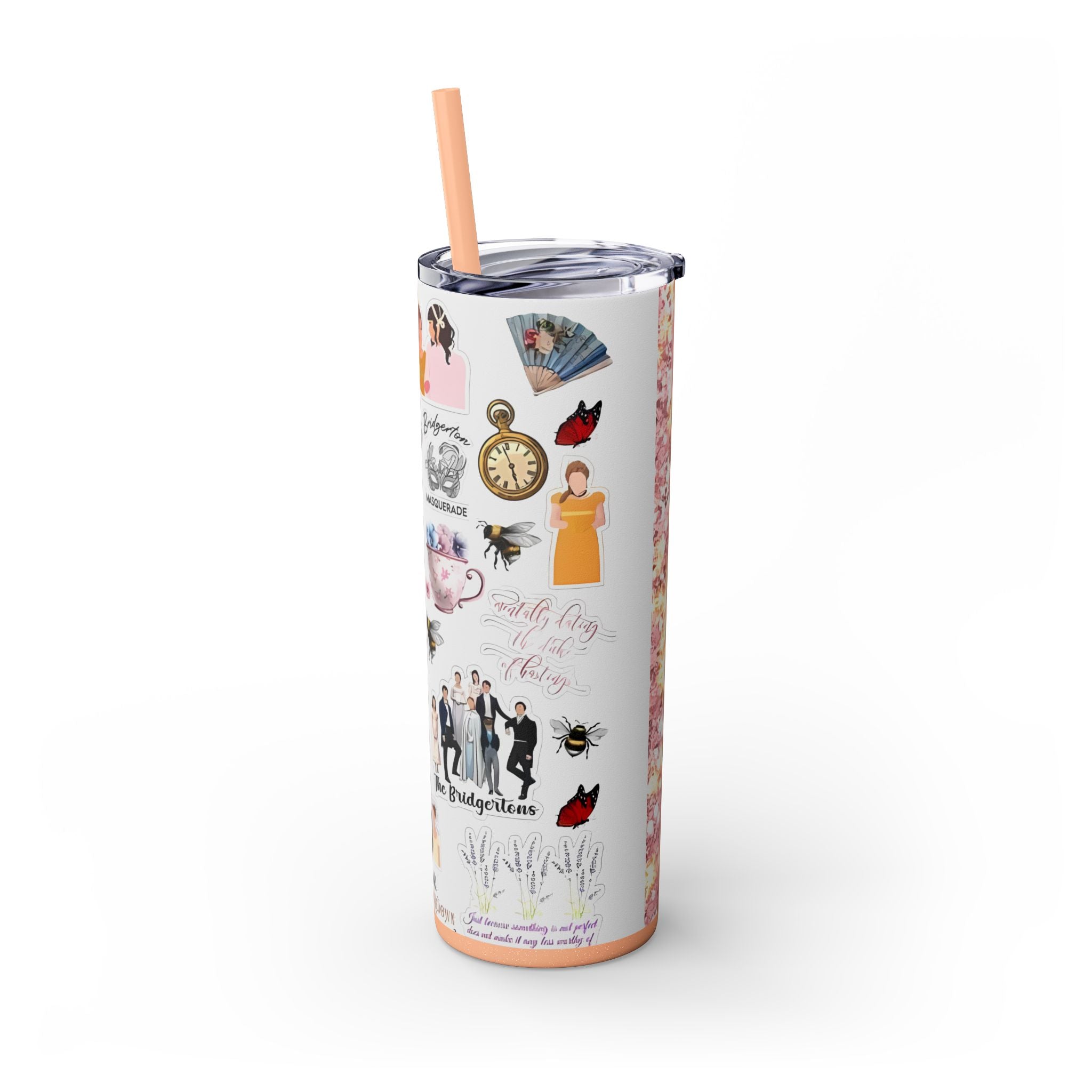 Bridgerton 20oz Skinny Tumbler with Straw