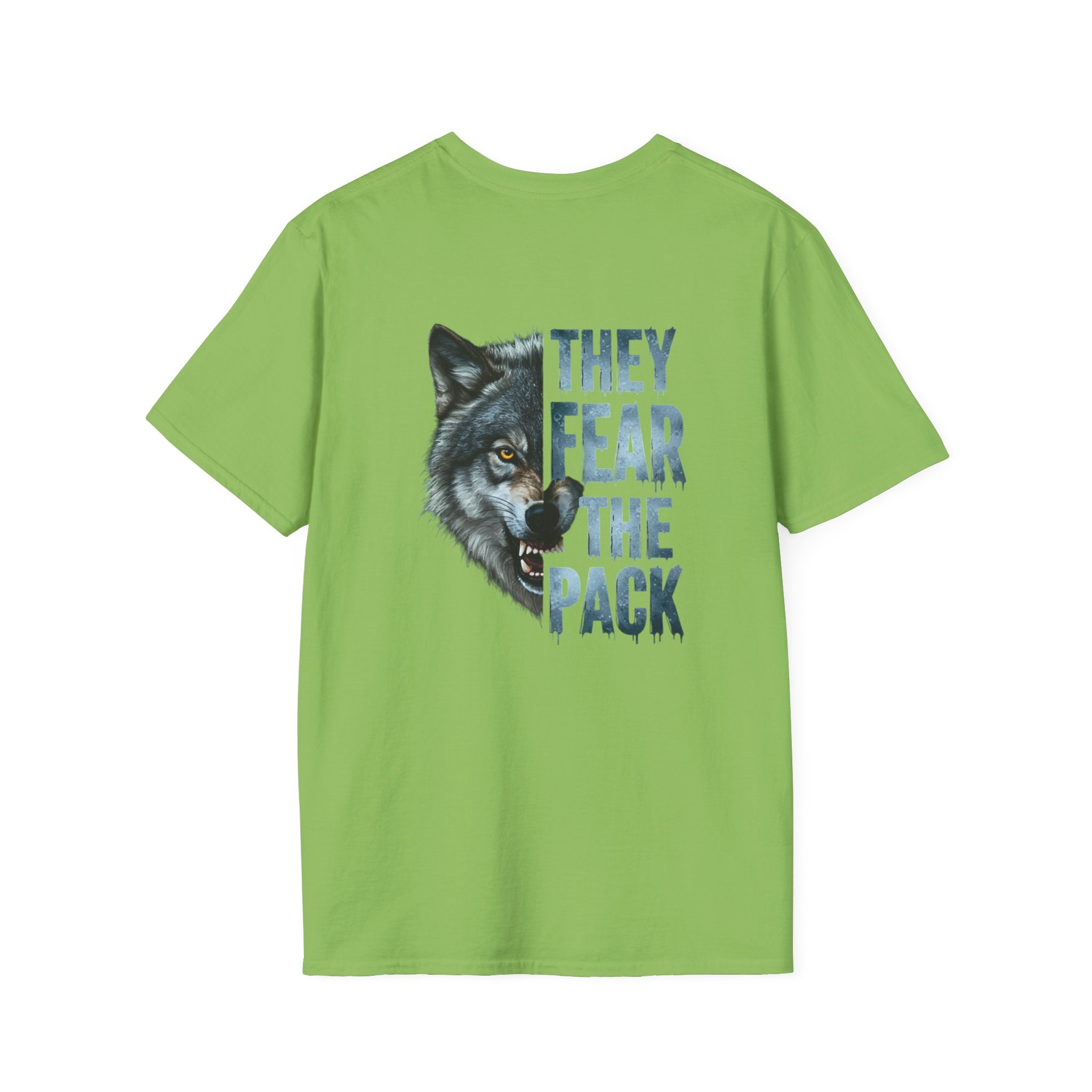 They Fear The Pack Wolf T-Shirt — Graphic Tribal Wolf Tee