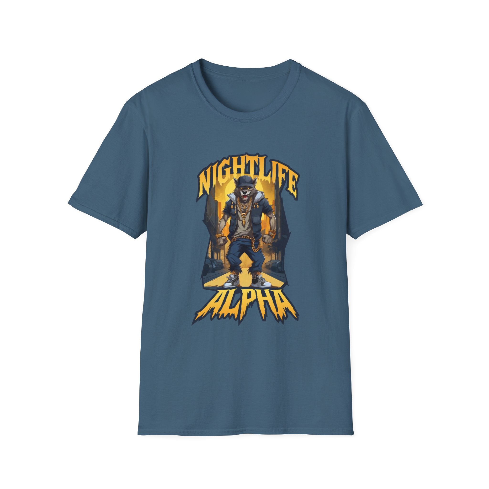 Nightlife Alpha T-Shirt — Werewolf Graphic Tee