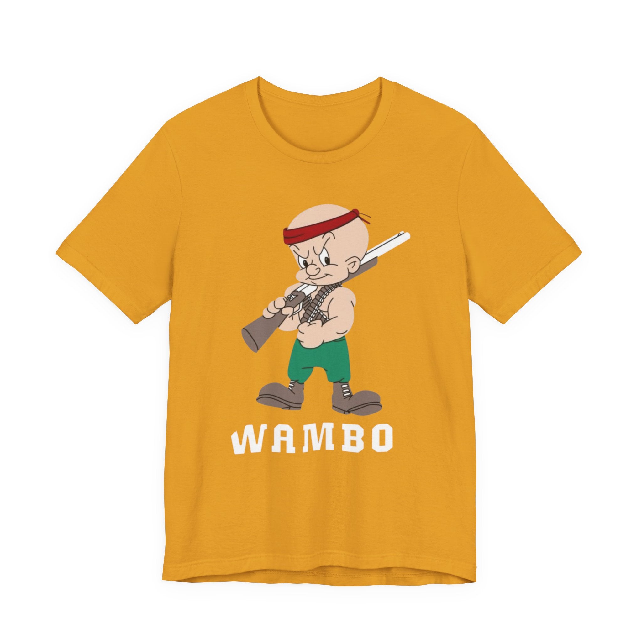 Wambo Funny Action Parody Tee | Cartoon Streetwear Graphic Shirt