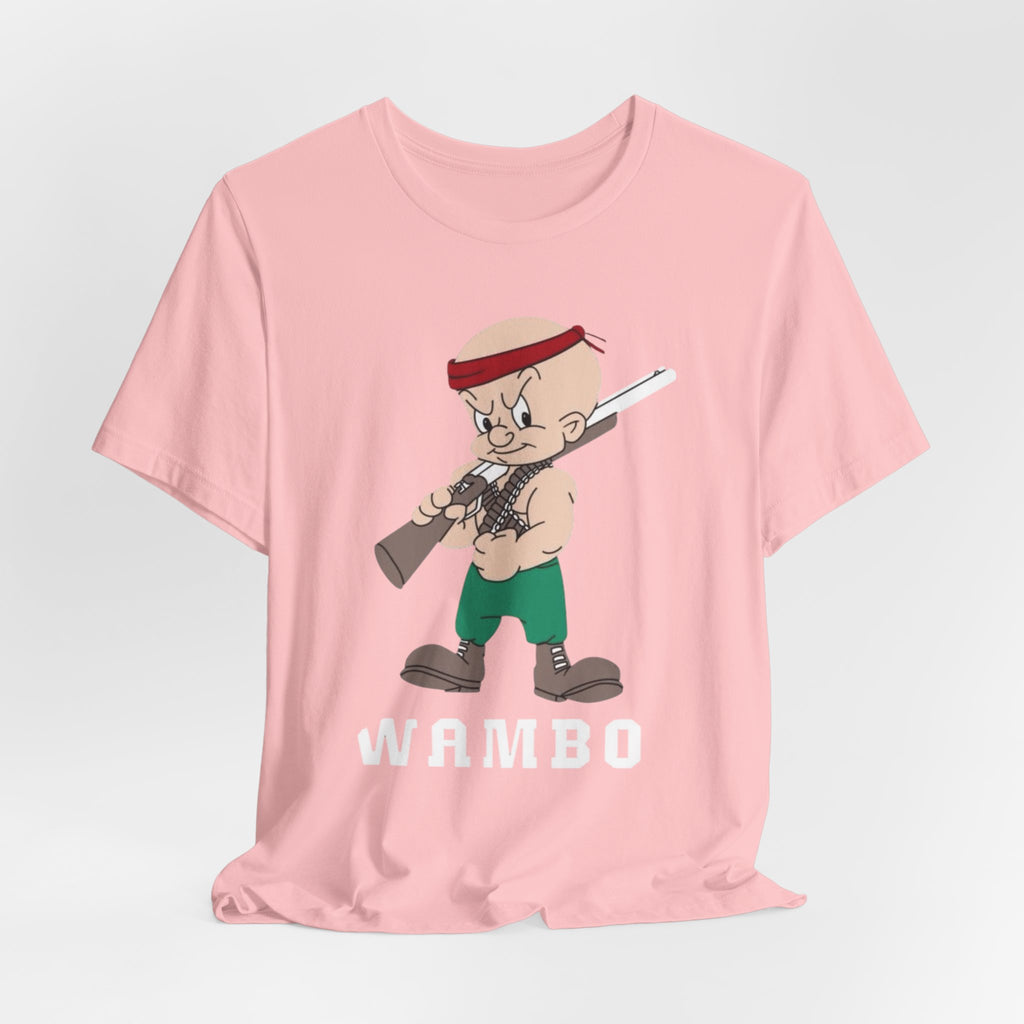 Wambo Funny Action Parody Tee | Cartoon Streetwear Graphic Shirt