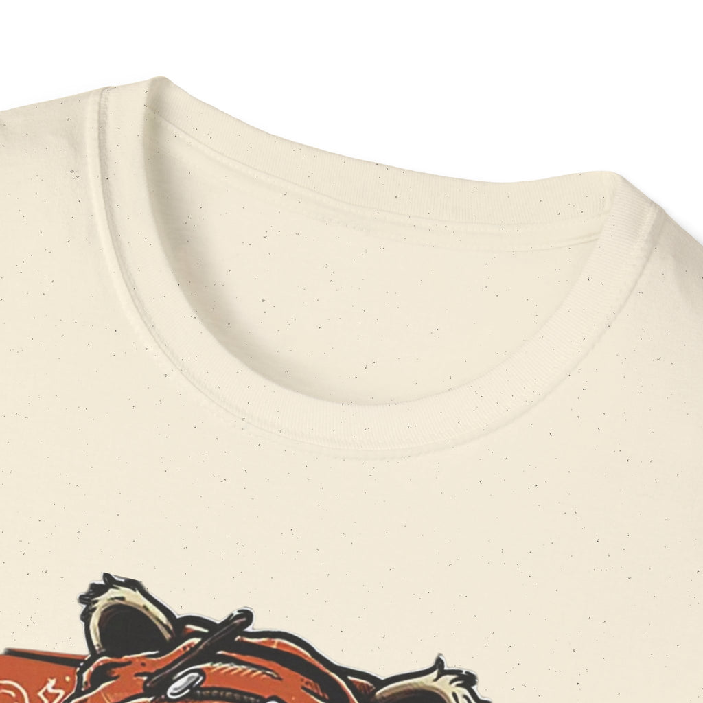 Retro Animal Stack T-Shirt — Vintage Owl, Fox & Raccoon Graphic Tee
