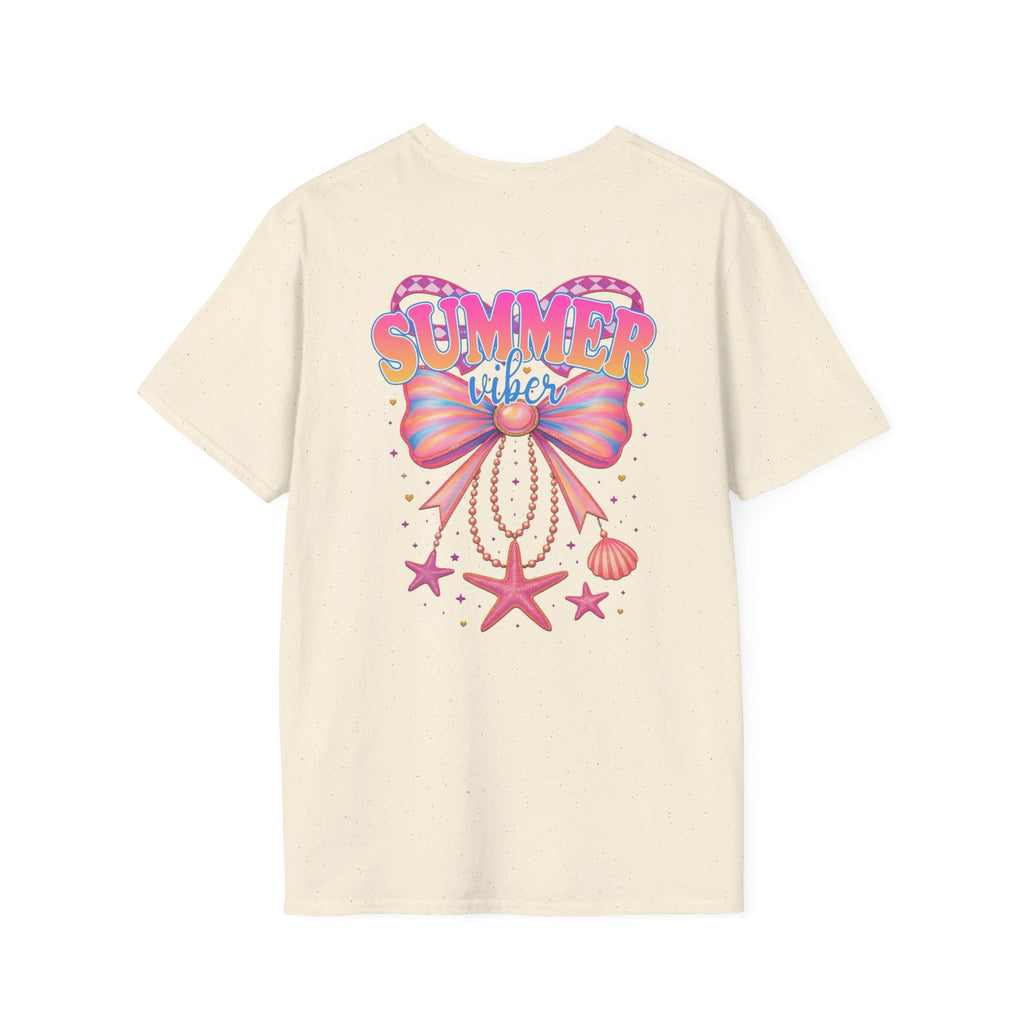 Summer Vibes T-Shirt — Colorful Tropical Beach Graphic Tee